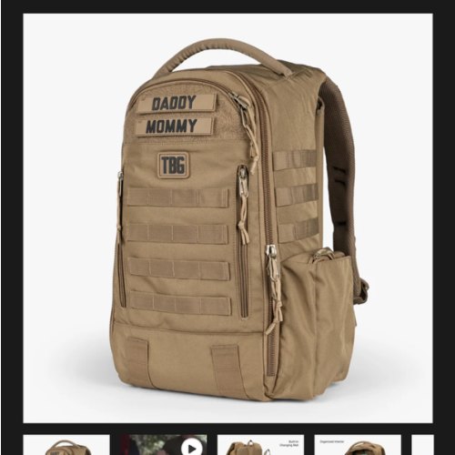 Daypack Diaper Bag by TBG – Tactical Baby Gear