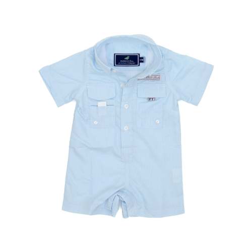 Baby Performance Fishing Shortall Aqua