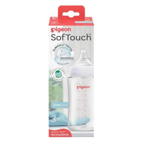 Buy Pigeon SofTouch Gen 3 Glass Bottle 3m+ 240ml Online at Chemist Warehouse®