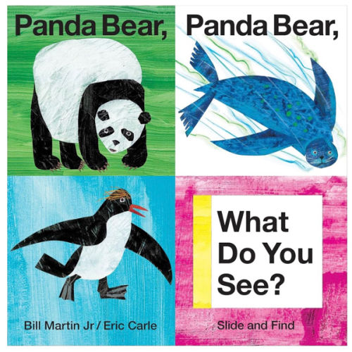 Panda Bear, Panda Bear, What Do You See? Slide and Find (Brown Bear and Friends): An interactive board book edition of the classic Eric Carle picture book