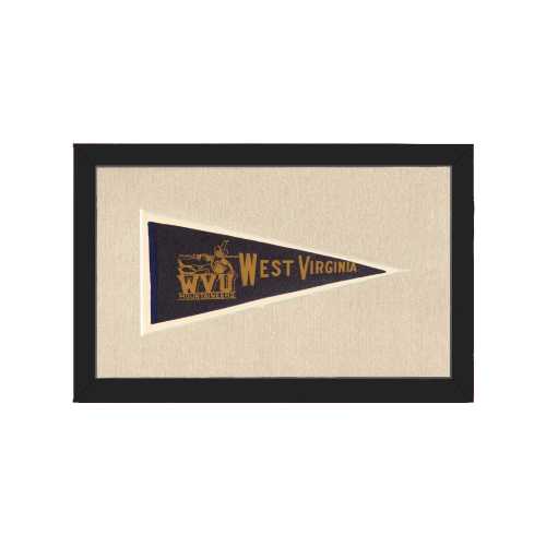 Vintage West Virginia University Pennant
