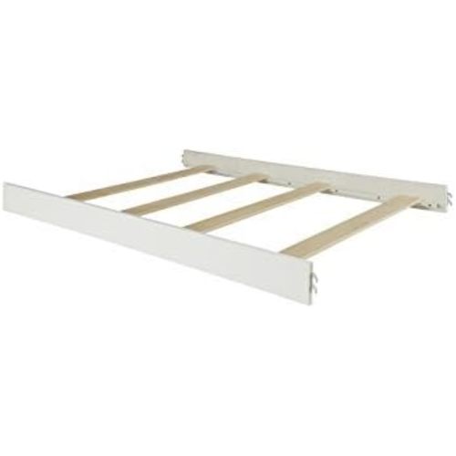 CC KITS Universal Wooden Bed Rails for Twin & Full-Size Beds – Includes Hook-ON & Bolt-ON Brackets with Support Slats – Solid Wood Construction – Replacement Bed Frame Rail (Cream, Full Size)