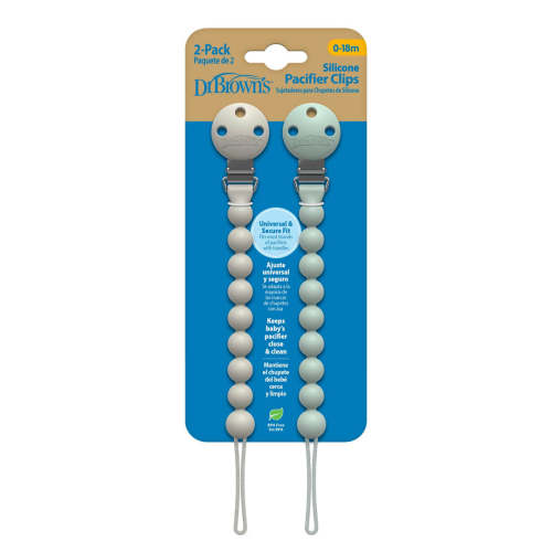 Dr. Brown's™ Silicone Pacifier Clips