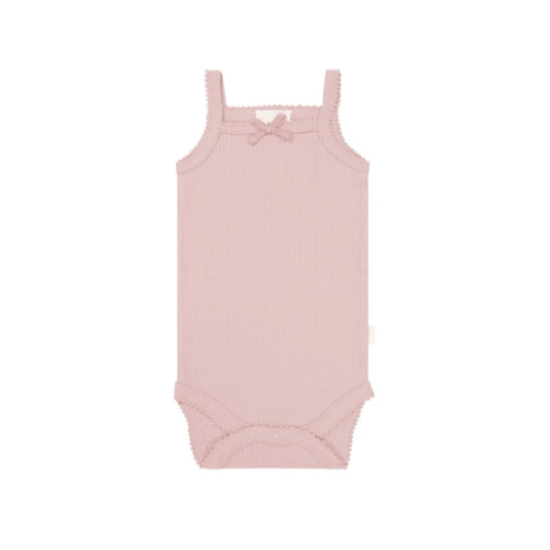 Organic Cotton Modal Singlet Bodysuit - Trinket – Jamie Kay USA