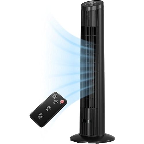 Uthfy 31" Tower Fan for Bedroom, 15H Timer, 26ft/s Fans that Blow Cold Air