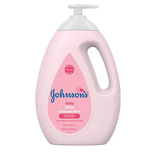 Johnson's Moisturizing Pink Baby Lotion with Coconut Oil, 33.8 fl. oz
