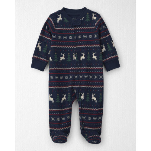Baby Organic Cotton Fair Isle Sleep & Play Pajamas - Little Planet | Carter's