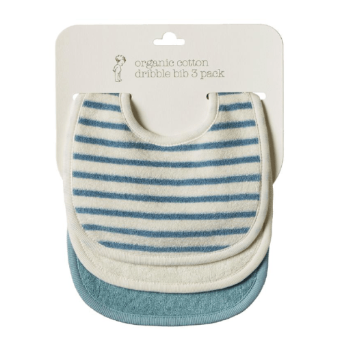 Nature Baby Dribble Bibs 3pk