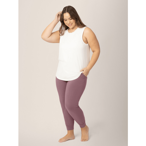 Bamboo Maternity & Nursing Tank | White - Kindred Bravely