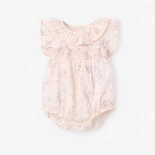 Fleur de Provence Smocked Bubble – Elegant Baby