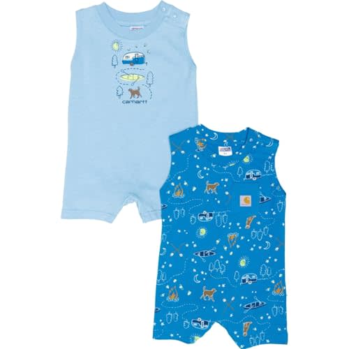 Carhartt baby-boys Short-sleeve 2-piece Romper Set