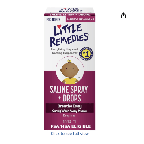 Little Remedies Noses Saline Drops (2 pack)