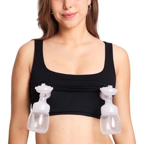 MOMANDA Longline Square Neck Pumping Bras