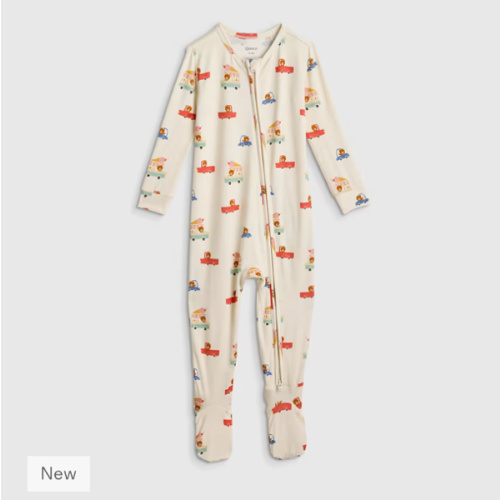 Bamboo Footie Pajama - Baby in Ice Cream Bears