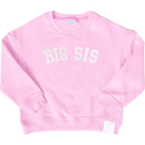 Big Sis Sweatshirt, Pink - Bits & Bows | Maisonette