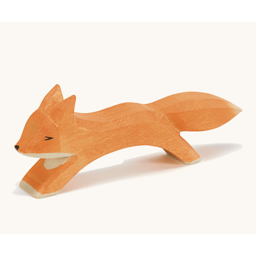 Wooden Forest Animal | Running Fox