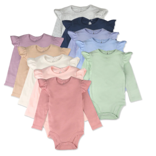 10-Pack Organic Cotton Long Sleeve Bodysuits | Honest Baby Clothing