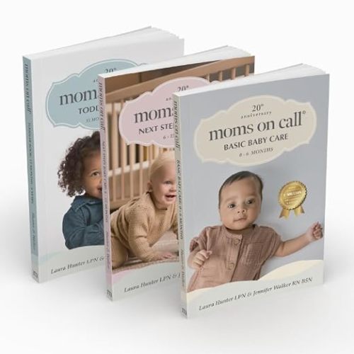 Moms on Call Complete 3-Book Set (0 Months-4 Years) - Newborn Care, Baby Sleep Schedules & Toddler Parenting Books - Baby Shower Gift for New Moms - 20th Anniversary