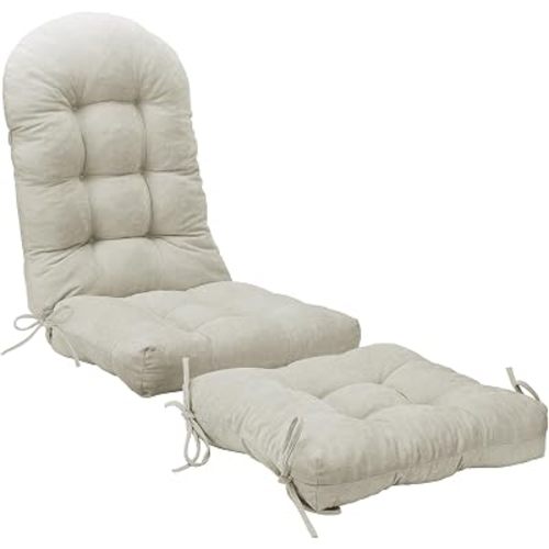 Rocking Chair Cushion Set, Ottoman Cushion Included, Deep Blue