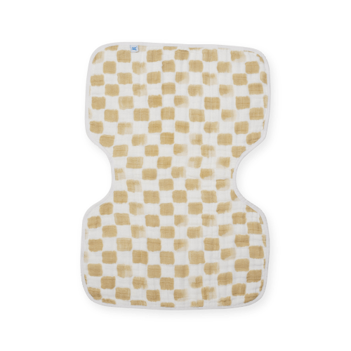 Cotton Muslin Burp Cloth - Adobe Checker