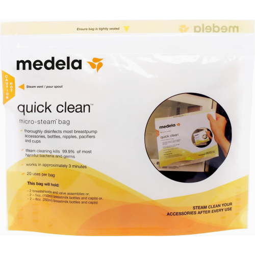 Medela Quick Clean Micro-Steam Bags - 5 Bags - Walmart.ca