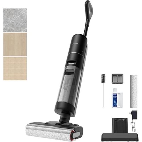 DREAME G10 Pro Wet Dry Vacuum Cleaner, Vacuum Mop All in One with Auto Self-Cleaning, Floor Cleaner Machine for Hard Floor, 35 Mins Runtime, Edge Cleaning, Self-Propelled Vacuum Mop Combo