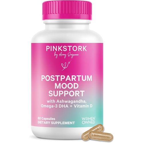 Pink Stork Postpartum Mood Support, 30-Day Supply