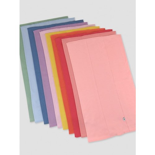 Honest Baby Clothing 10 Pack Organic Cotton Knit Trifold Burp Cloths