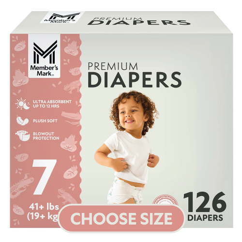 Member's Mark Premium Baby Diapers, Sizes Newborn - 8