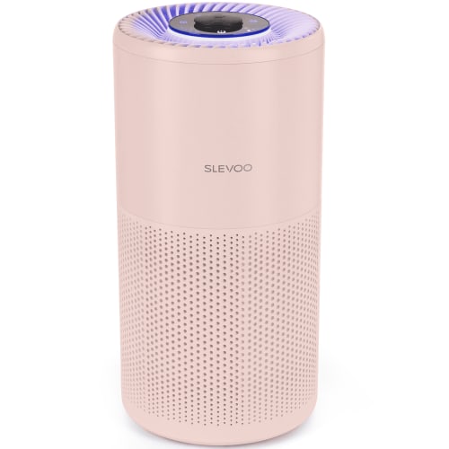 Air Purifiers for Large Room up to 1u095 Ft² Home Bedroom, H13 True HEPA Filter Cleaner Effectively Reduce Smoke, Dust, Pollen, Pet Dander, Odors, Light Pink