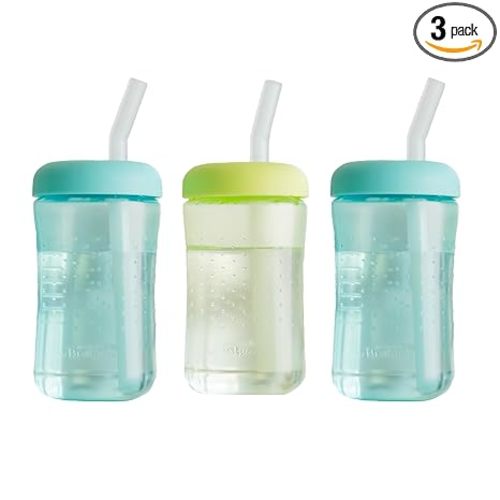 The First Years Squeeze & Sip Straw Cups - 7 Oz - 3 Count