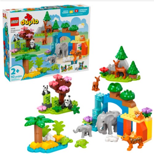 3in1 Wild Animal Families 10446 | DUPLO® | Buy online at the Official LEGO® Shop US