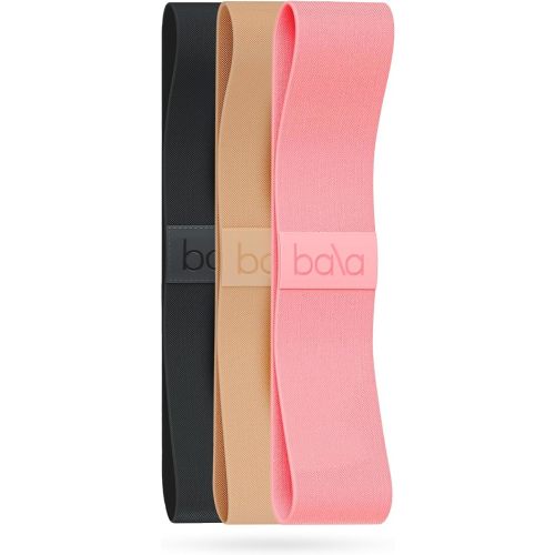 Bala Bands Resistance Bands, Non-Slip Fabric Exercise Bands
