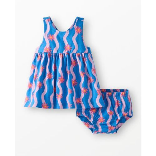 Baby Crossback Dress & Bloomers Set