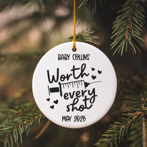 Personalized Ceramic Christmas Ornament | Worth Every Shot