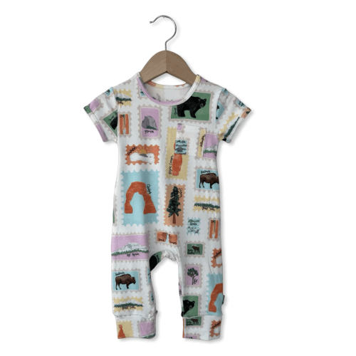 Road Trip Short Long Romper Luxe Edition | Cotton Bamboo Blend