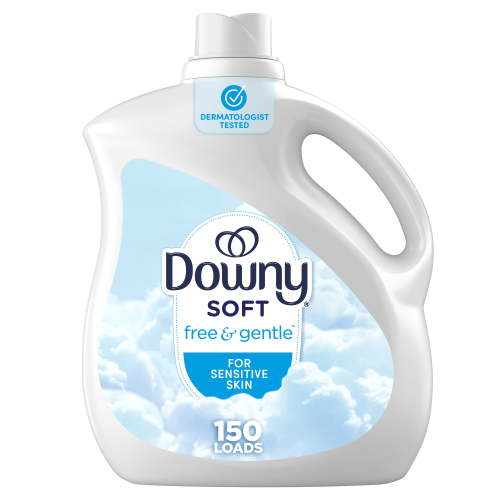 Downy Free & Gentle Fabric Softener, Hypoallergenic, 111 fl oz, 150 Loads