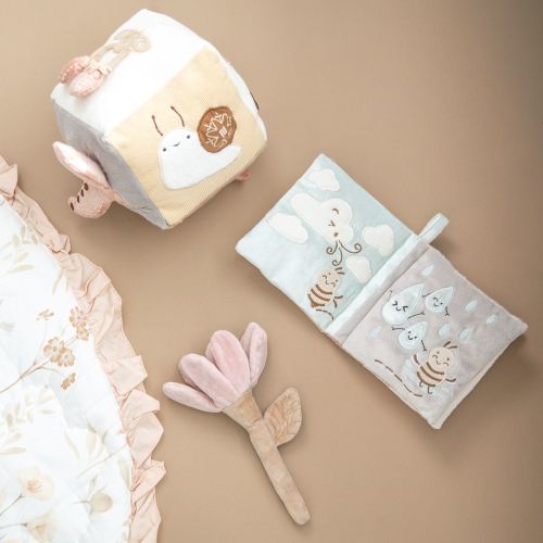 Baby Plush Flower Rattle Toy | Crane Baby
