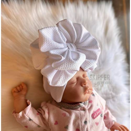 TEXAS MESSY • Double Stack Fluffy Bows | Soft & Stretchy Big Bow Headbands | Sewn Secure and Pull-Proof | Big Headwrap Bows