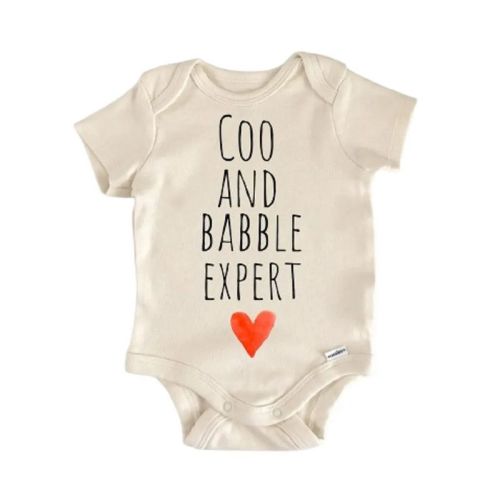 Speech Therapy Slp Newborn Baby Bodysuit Natural 0-3 Months