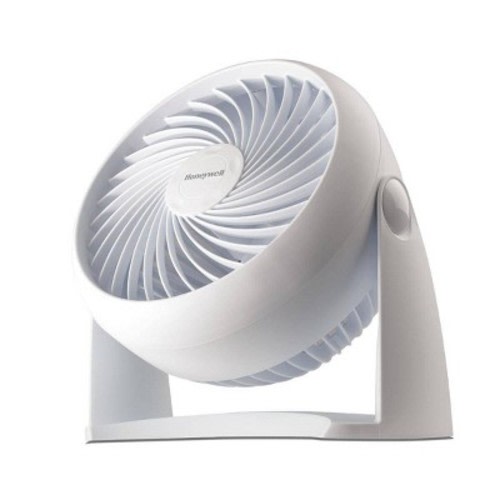 Honeywell TurboForce Table Air Circulator Fan White HT904: Adjustable Tilt, Quiet, Wall Mountable, 3 Speeds, Electric