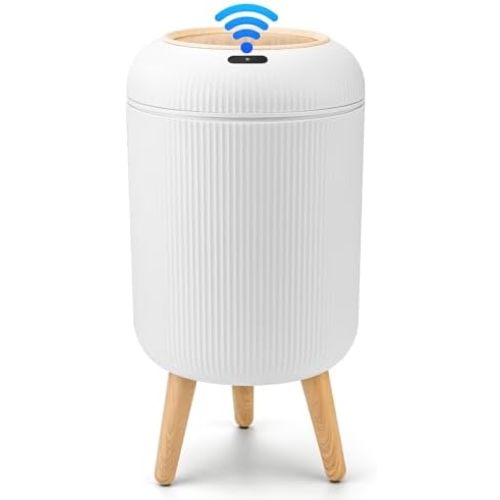 Pukomc Smart Sensor Wastebasket, Convenient and Hygienic Easy to Use