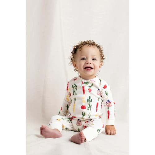 Kimono Tie One-Piece - Organic Baby Clothes - Monica + Andy, 6-9m