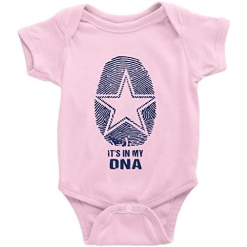 Cowboys It's in My DNA for Baby Boy Girl Clothes Long Sleeve Newborn Playsuit