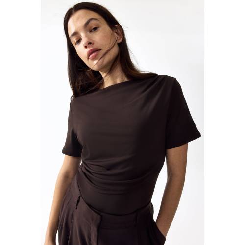 MAMA DRAPED NURSING TOP