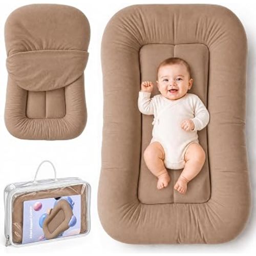 Infant Support Cushion for Newborn 0-24 Months, Brown-DD
