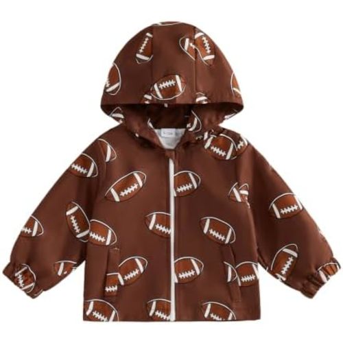 Toddler Windbreaker Jacket Baby Boys Hooded Lightweight Coat Fall