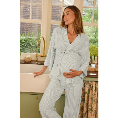 LAKE | Women | DreamModal Pajamas | Fog Maternity Kimono Bundle