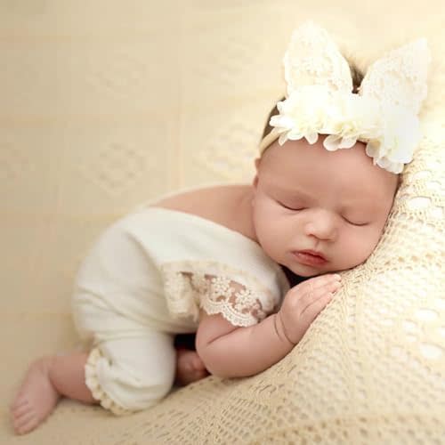 Newborn Baby Bunny Rabbit Crochet Knitted Photography Props Newborn Baby Outfits Diaper Costume