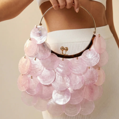 Marée Sequin Mini Bag - Final Sale / Pink